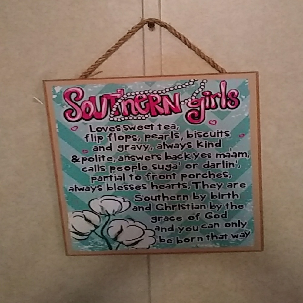 "Southern Girls" Wall Plaque